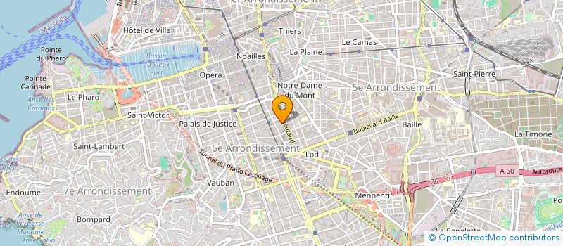 localisation de l'entreprise ESPACE EUROPA CTRE LINGUIST CULTU EUROPE à MARSEILLE