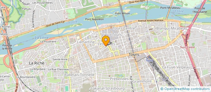 localisation de l'entreprise ESPACE EUROPE EMPLOI (EEE) à TOURS