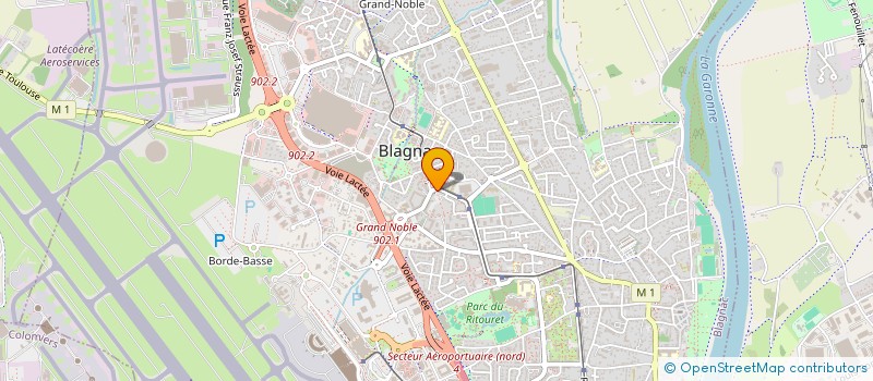 localisation de l'entreprise ESPACE EUROPEEN TRANSACT IMMOB COMMERCIA  BLAGNAC