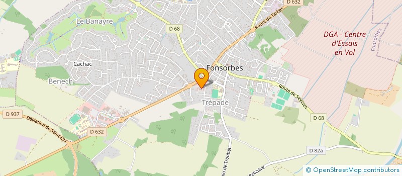 localisation de l'entreprise ESPACE EVANGELIQUE PROTESTANT  FONSORBES