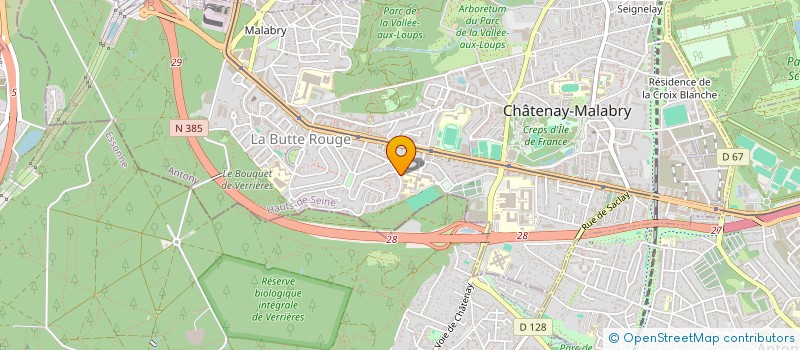 localisation de l'entreprise ESPACE FAMILLE LAMARTINE à CHATENAY-MALABRY