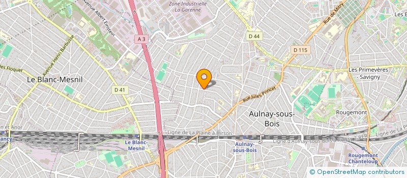 localisation de l'entreprise ESPACE FCY à AULNAY-SOUS-BOIS
