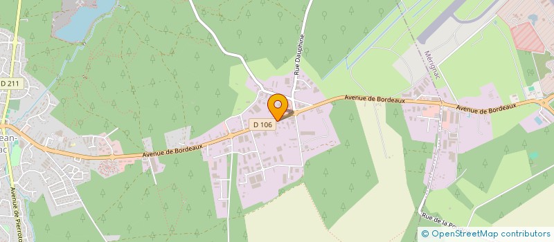 localisation de l'entreprise ESPACE FENETRES ET PORTES  SAINT JEAN D'ILLAC