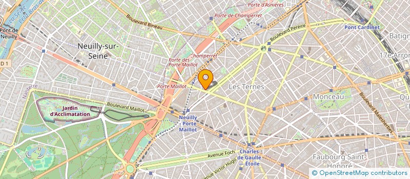 localisation de l'entreprise ESPACE FILM'S PARIS XVII à PARIS