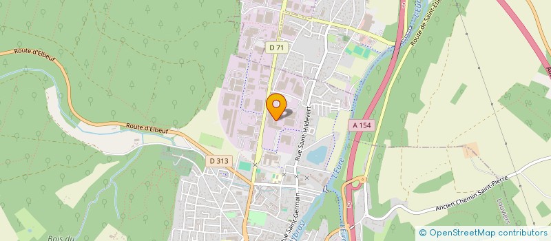 localisation de l'entreprise ESPACE FITNESS LOUVIERS  LOUVIERS