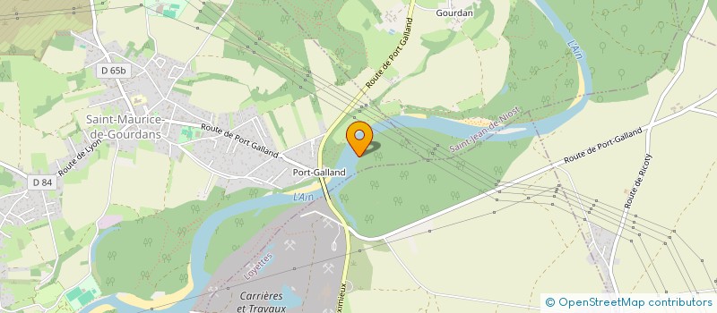 localisation de l'entreprise ESPACE FONCIER à SAINT-MAURICE-DE-GOURDANS