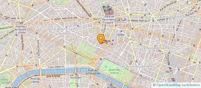 localisation de l'entreprise ESPACE FONCIER  PARIS