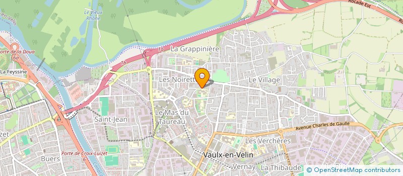 localisation de l'entreprise ESPACE FORMAPLUS  VAULX-EN-VELIN