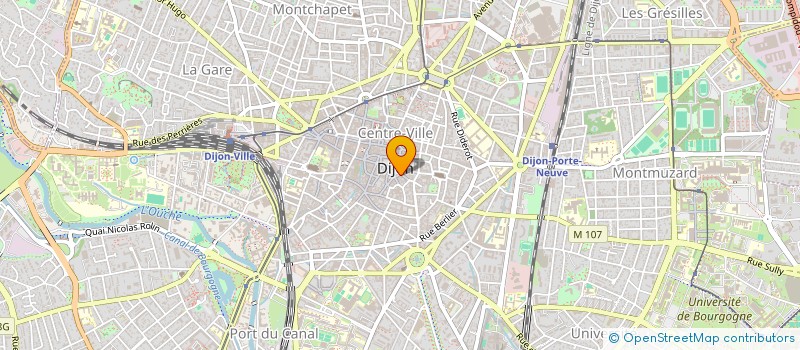 localisation de l'entreprise ESPACE FORMATION BOURGOGNE à DIJON
