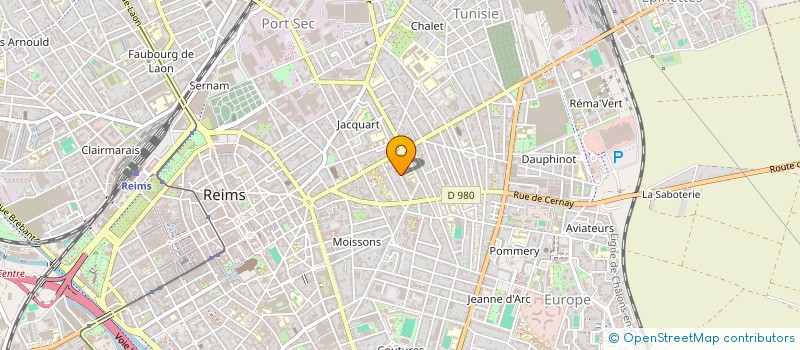 localisation de l'entreprise ESPACE FORMATION CONSEIL  REIMS