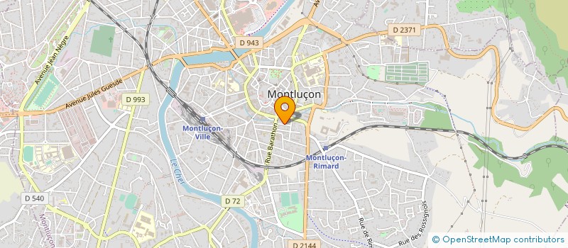 localisation de l'entreprise ESPACE FORMATION EMPLOI JEUNES MONTLUCON à MONTLUCON