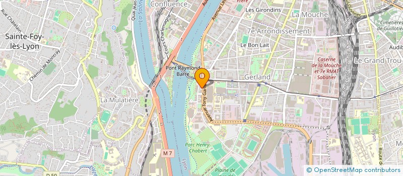 localisation de l'entreprise ESPACE FORMATION RECHERCHE DEVELOPPEMENT à LYON