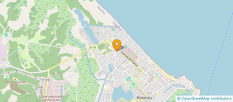 localisation de l'entreprise ESPACE FORME à KOUROU