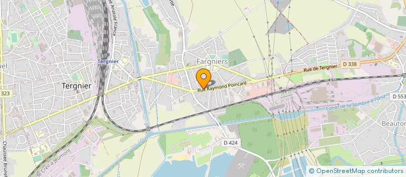 localisation de l'entreprise ESPACE FORME à TERGNIER