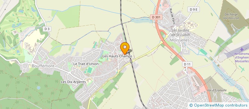 localisation de l'entreprise ESPACE FORME DEVELOPPEMENT  BOUFFEMONT