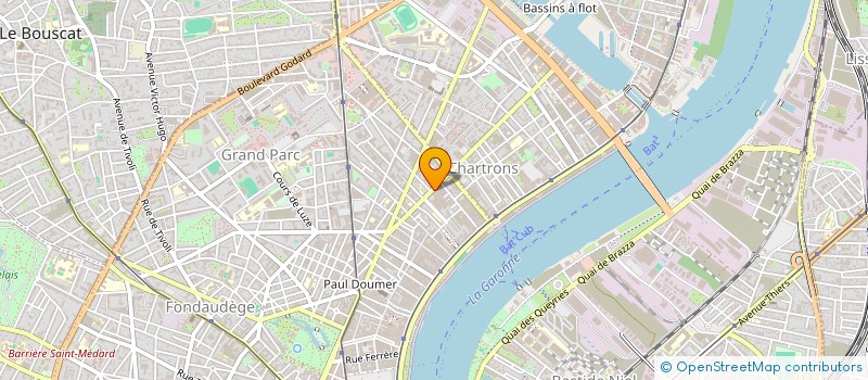 localisation de l'entreprise ESPACE FORME ET DANSE à BORDEAUX