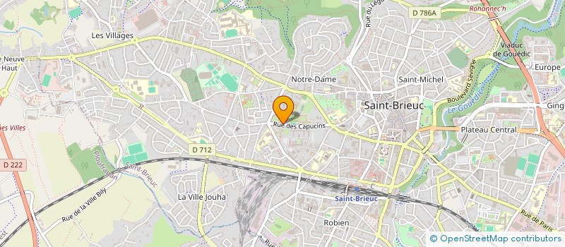 localisation de l'entreprise ESPACE FORME PILATES à SAINT-BRIEUC