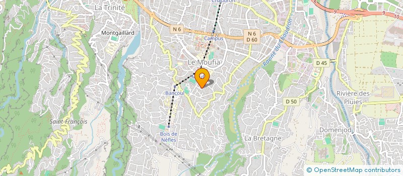 localisation de l'entreprise ESPACE FRAICHEUR LES FLIBUSTIERS à SAINT-DENIS