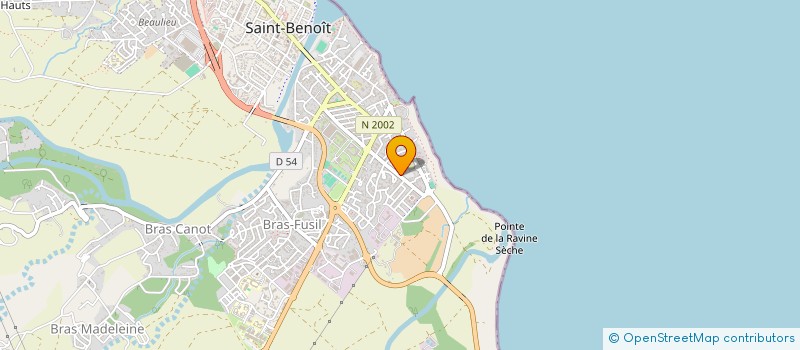 localisation de l'entreprise ESPACE FRAIS à SAINT-BENOIT