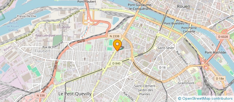 localisation de l'entreprise ESPACE FRANCOPHONE D' ANIMATIONS CULTURELLES à ROUEN