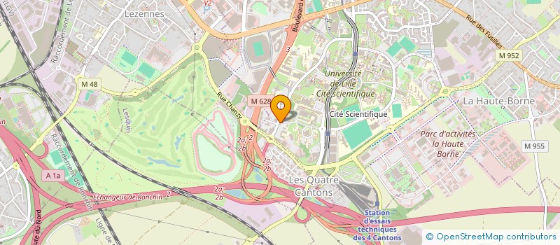 localisation de l'entreprise ESPACE FREELANCE à VILLENEUVE-D'ASCQ