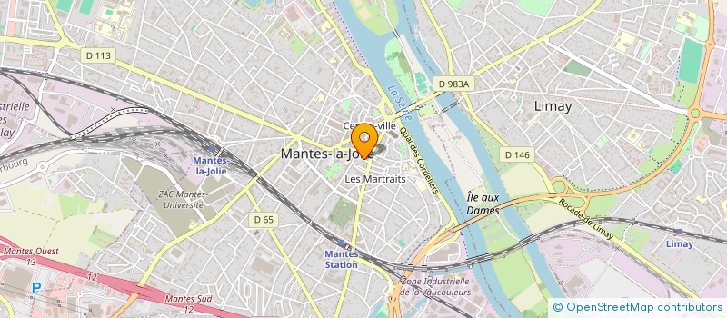 localisation de l'entreprise ESPACE FRUITS à MANTES-LA-JOLIE
