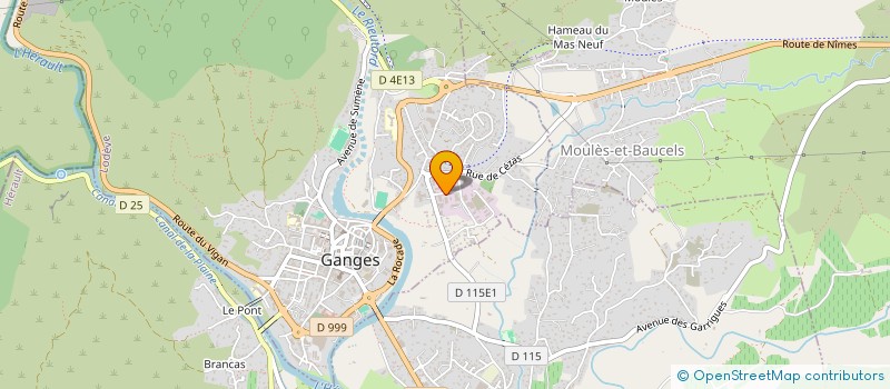 localisation de l'entreprise ESPACE FUNERAIRE GANGEOIS  LASALLE