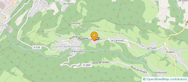 localisation de l'entreprise ESPACE G  BERNIN