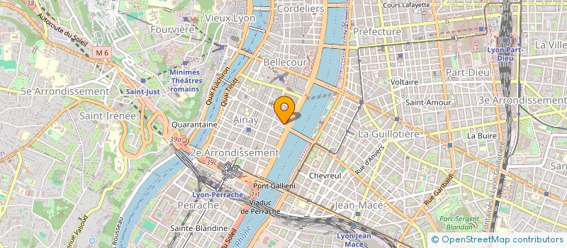 localisation de l'entreprise ESPACE GAILLETON  LYON