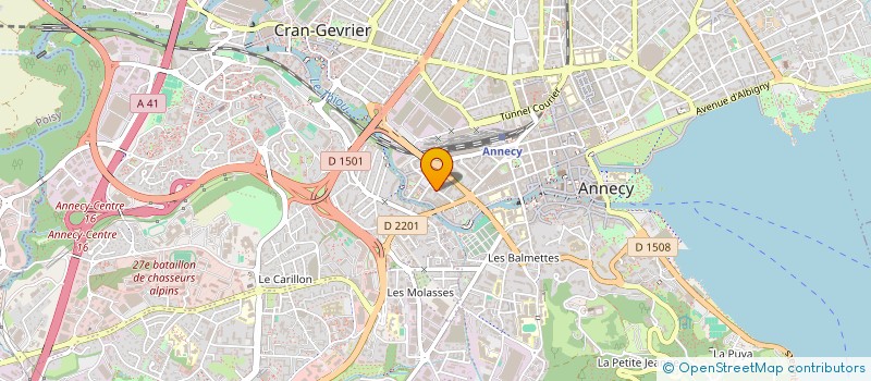 localisation de l'entreprise ESPACE GASTRONOMIE  ANNECY