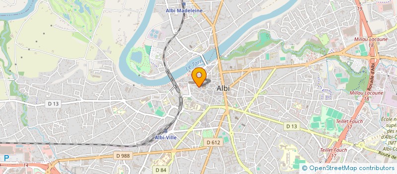 localisation de l'entreprise ESPACE GASTRONOMIQUE LA BERBIE à ALBI