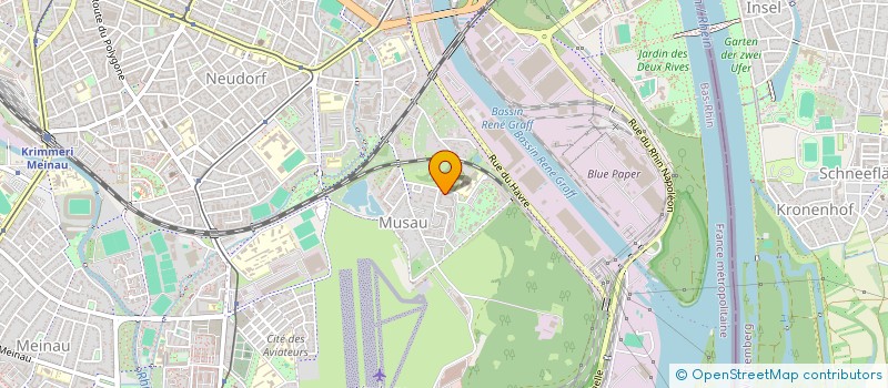 localisation de l'entreprise ESPACE GESTION à STRASBOURG