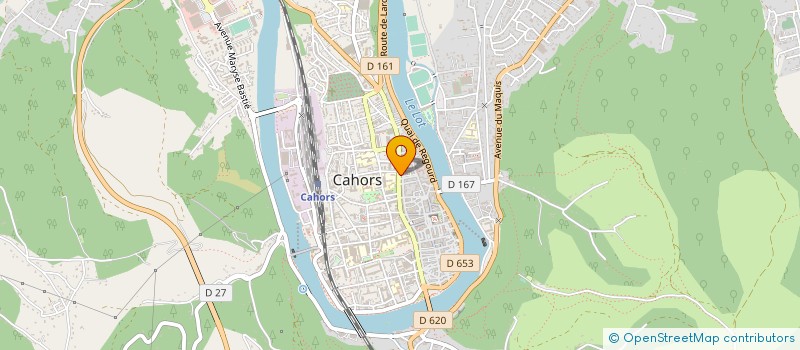 localisation de l'entreprise ESPACE GESTION LOT  CAHORS