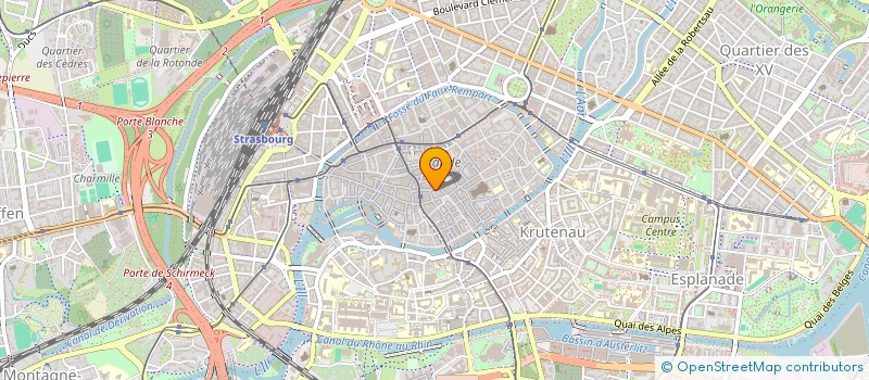 localisation de l'entreprise ESPACE GODO à STRASBOURG