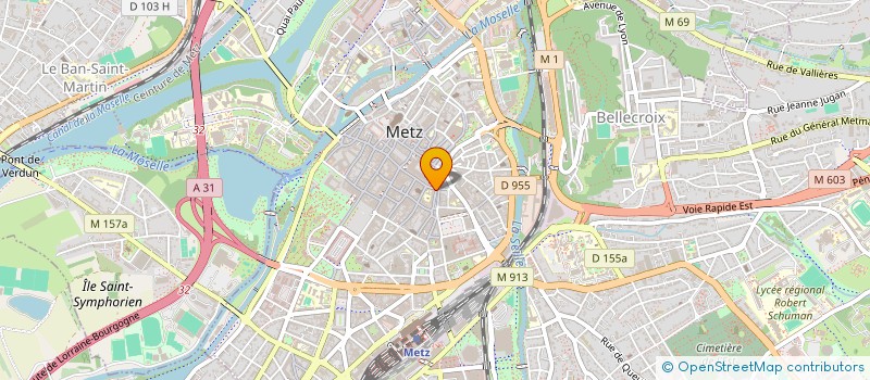 localisation de l'entreprise ESPACE GOURMAND à METZ