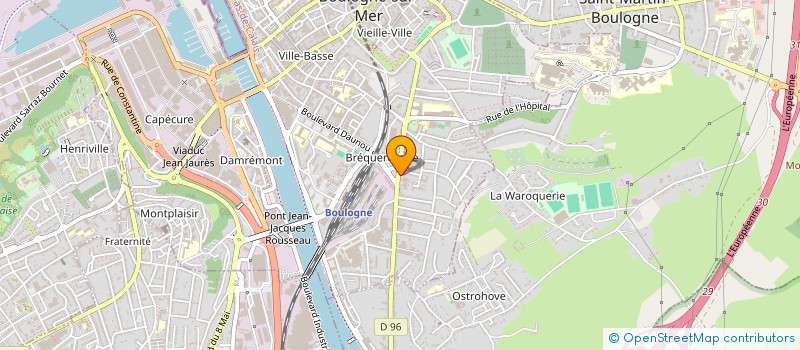localisation de l'entreprise ESPACE GOURMAND à BOULOGNE-SUR-MER