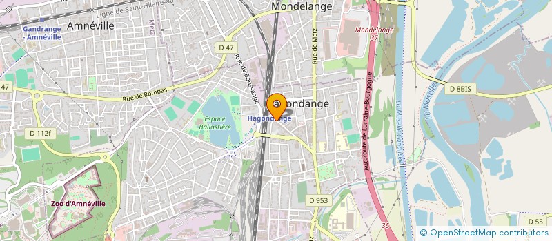 localisation de l'entreprise ESPACE GOURMET PHILIPPE & PIERRE DINEE  HAGONDANGE