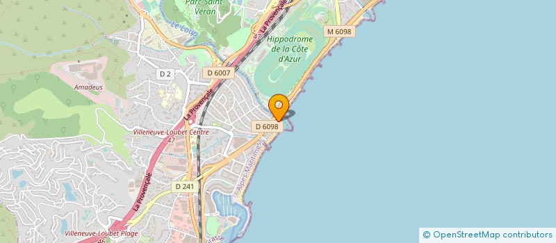 localisation de l'entreprise ESPACE GRAND LARGE à VILLENEUVE-LOUBET