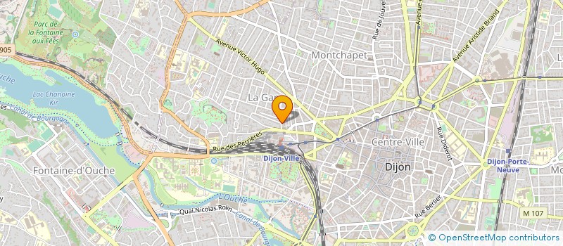 localisation de l'entreprise ESPACE GRAPHIQUE à DIJON