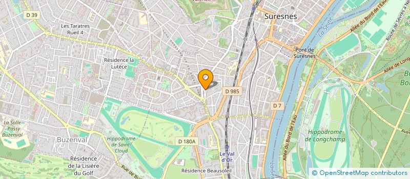 localisation de l'entreprise ESPACE GRAVURE à SURESNES