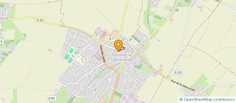 localisation de l'entreprise ESPACE GRH  DOUVRES-LA-DELIVRANDE