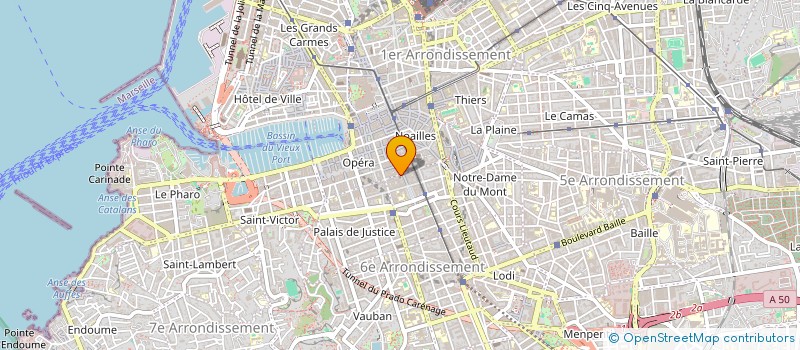localisation de l'entreprise ESPACE GRIGNAN à MARSEILLE