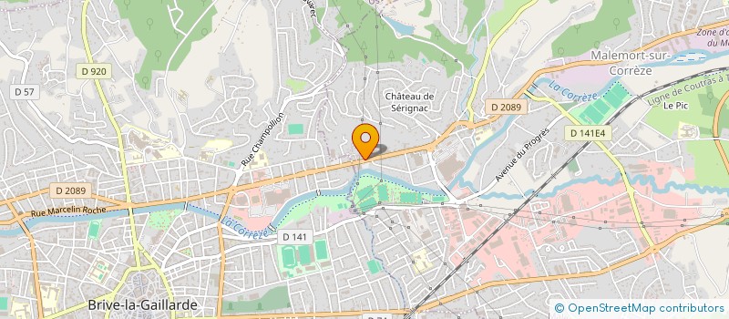 localisation de l'entreprise ESPACE HABITAT à MALEMORT