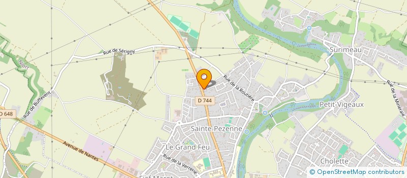 localisation de l'entreprise ESPACE HABITAT à NIORT