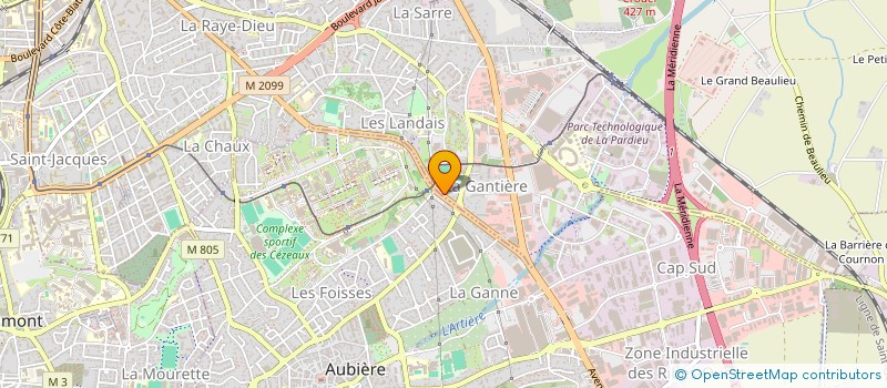 localisation de l'entreprise ESPACE HABITAT CONCEPT à CLERMONT-FERRAND
