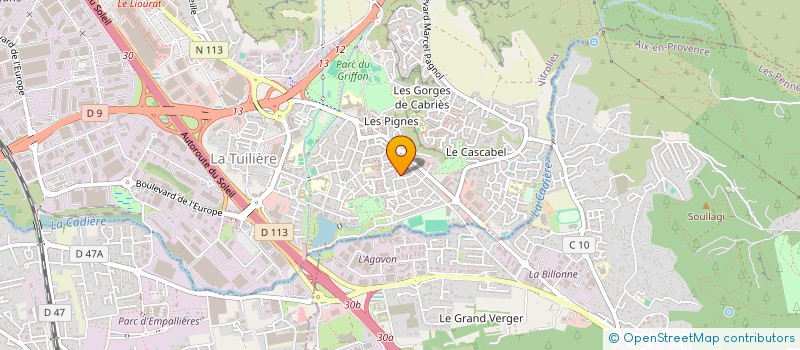 localisation de l'entreprise ESPACE HABITAT SERVICE à VITROLLES