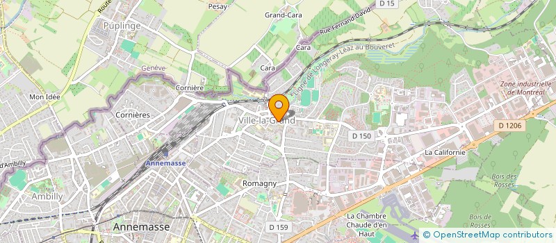 localisation de l'entreprise ESPACE HANDICAP à VILLE-LA-GRAND