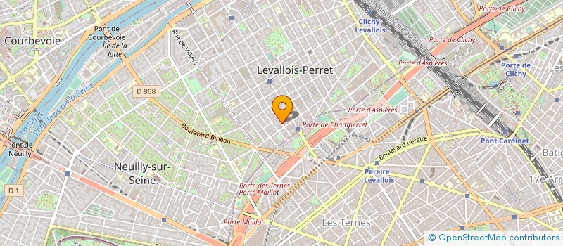 localisation de l'entreprise ESPACE HARMONIE AMENAGEMENT ET MOBILIER URBAIN à LEVALLOIS-PERRET