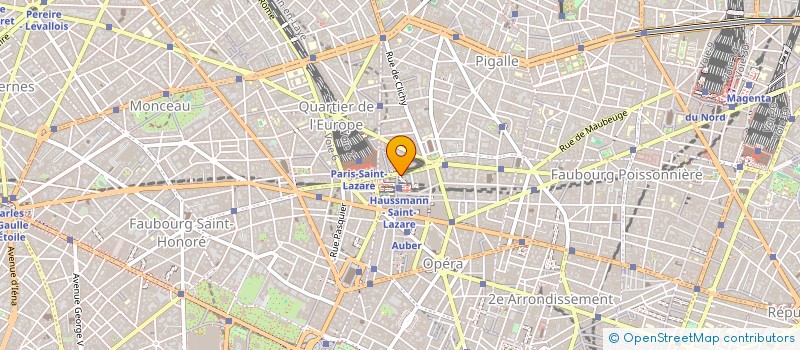 localisation de l'entreprise ESPACE HAUSSMAN  PARIS