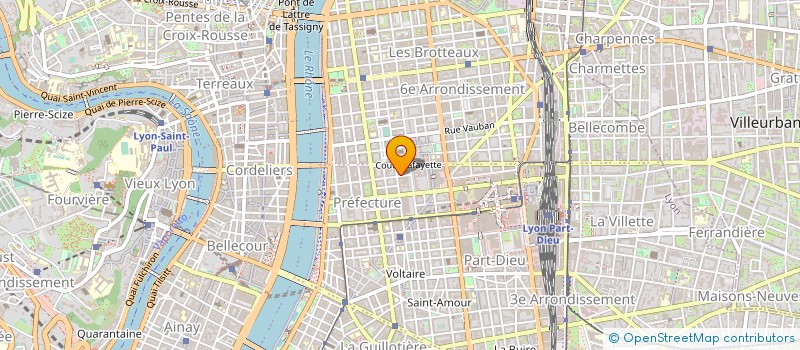localisation de l'entreprise ESPACE HESTIA à LYON